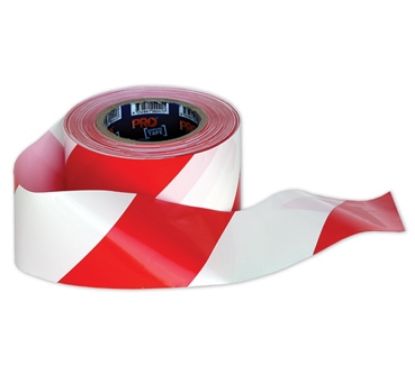 Picture of Hazard / Barricade Tape  Red/White 100m x 75mm