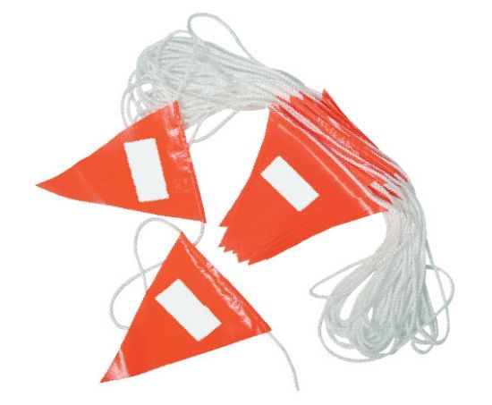 Picture of Flagging / Bunting - Triangles - Day/Night - 30m Roll