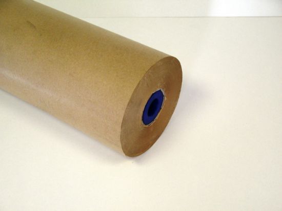 Picture of Brown Kraft Paper Roll 450mm x 400m x 45 / 50GSM-Masking Paper (27mm BUNG)