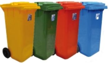 240 Litre Wheelie Bin Red, Heavy-Duty Wheelie Bin Green, Outdoor Wheelie Bin Blue, Waste Management Bin Yellow, Large Wheelie Bin Queensland, Multi-Coloured Wheelie Bins Brisbane