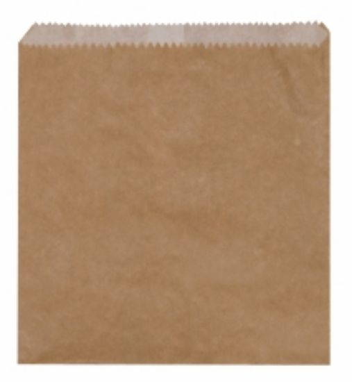 Picture of Paper Bag Brown Greaseproof Lined 2 Square 215x200mm