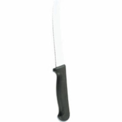 Picture of Steak Knife Round Tip Black Handle standard quality 
