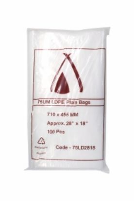 Picture of Plastic Bag LDPE 710x455mmx75um