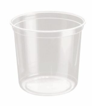 Picture of Clear Round P.E.T. Deli Container 710ml 24oz