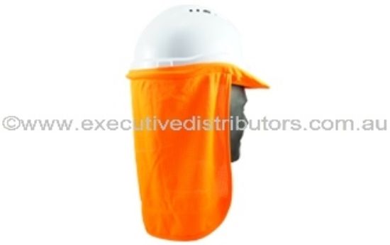 Picture of Hard Hat Neck Flap  - Orange