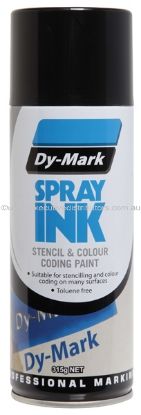 Picture of Paint Cans -Spray Ink Stencil Spray - Black 