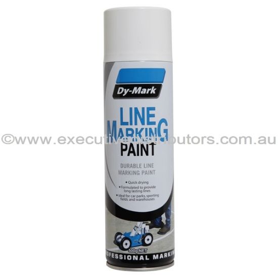 Picture of Paint Cans - Durable Line Marking Spray Paint 500g - White - Dymark