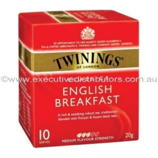 Picture of Twinings Enveloped Tea Bags English Breakfast 