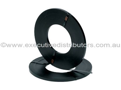 Picture of Steel Strapping Ribbon Wound Black 12mm