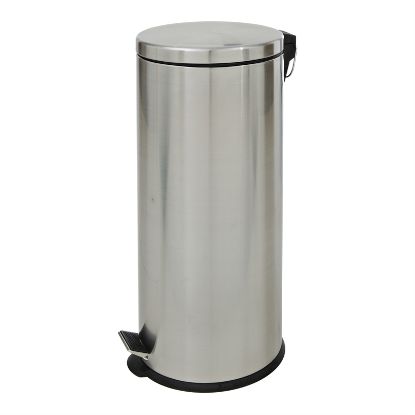 Picture of 30L Stainless Steel Round Pedal Bin