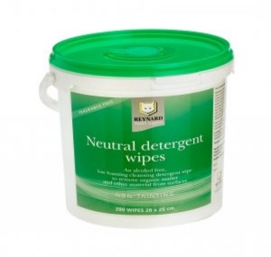 Reynard Hard Surface Neutral Detergent Wipes Hospital Grade 280-sheet Tub | Wholesale Cleaning Supplies Brisbane Queensland