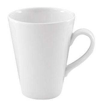 Picture of China Latte Mugs White 350ml 