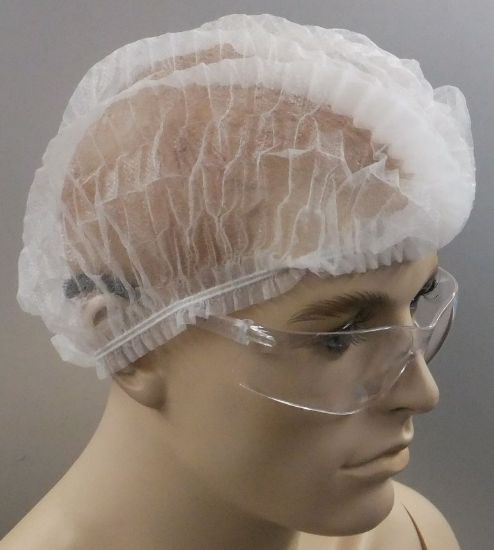 Picture of Hair Nets Non Woven Circular WHITE 24in Extra Large 