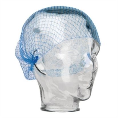 Picture of Hair Nets - Mesh Netting - one size fits Most - Blue 