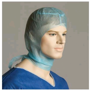 Picture of Polypropylene Disposable Blue Hood