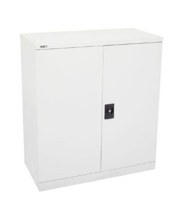 Picture of Metal Cabinet 2 Door 1015mm High x 910mm Wide x 450mm Deep Cupboard