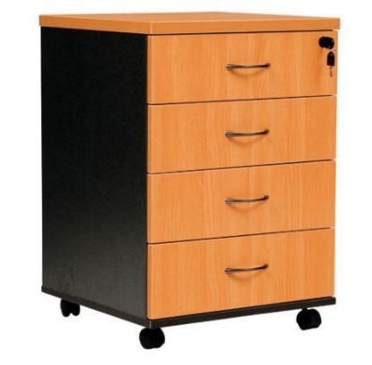 Picture of Mobile Pedestal - 4 drawer - 690 x 465 447mm Lockable