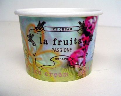 Picture of Cup Paper Sundae ice-cream 4oz/ 120ml (La Fruita Print)