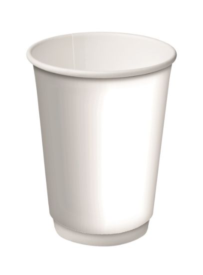 Picture of Double Wall 16oz White Coffee Cup 