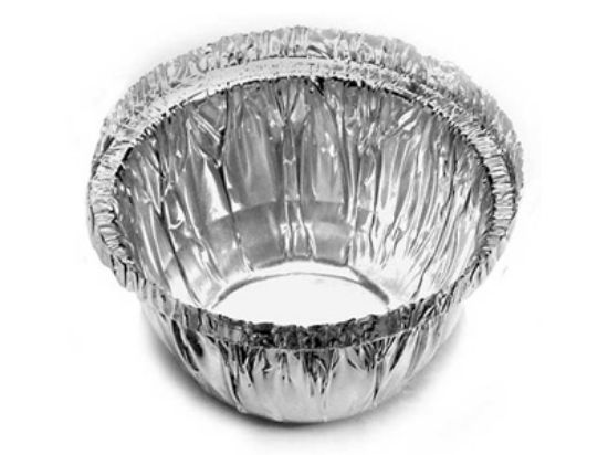Picture of #5018 Confoil Silver Foil Pudding Bowl - 42mm Round Base x 43mm High
