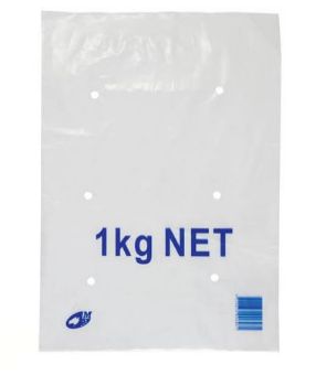 Picture of 1kg Net Printed Bags LDPE (Vented) 330x230mm (medium)