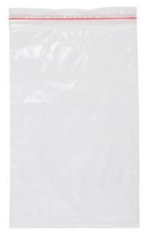 Picture of Reseal Plastic Bags 205mm x 125mm x 40um (8in x 5in)