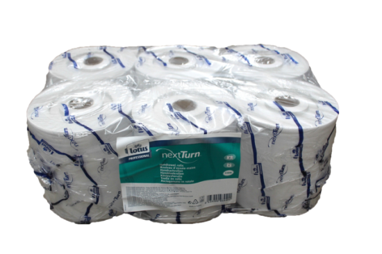 Picture of Roll Towel Paper Autocut Next Turn 2 Ply 640 sheets/roll HACCP approved