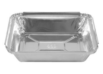 Picture of 7117/RFC440 Rectangular Foil Container (Small) - 126mm x 101mm Base Dimensions x 26mm High