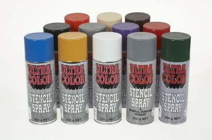 Picture of Paint Cans -Stencil Spray -Red Spray 350g