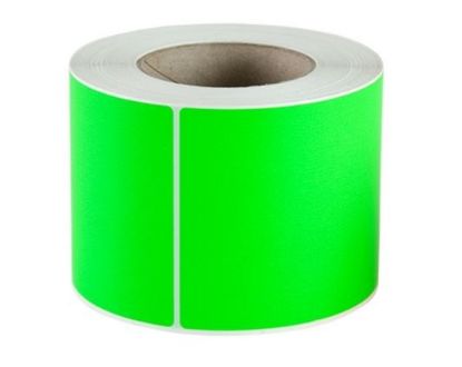 Picture of Plain Fluoro Label -100mm x 150mm (roll)