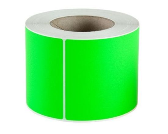 Picture of Plain Fluoro Label -100mm x 150mm (roll)