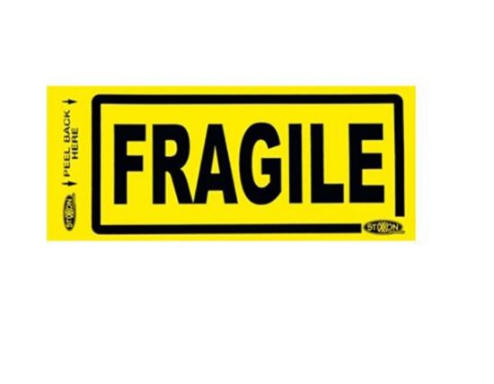 Picture of Fragile - Printed Labels 75mm x 130mm