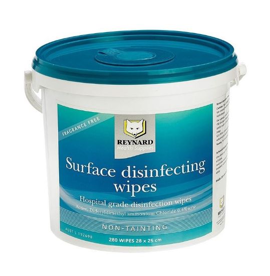 Picture of Hard surface disinfectant Wipes Hospital Grade TGA & Covid 19 approved - Alcohol & Chlorine Free