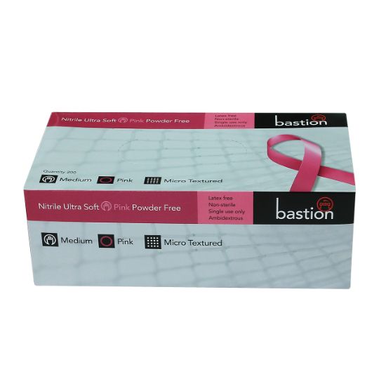 Picture of Gloves Nitrile UltraSoft, Powder Free PINK (bulk pack)