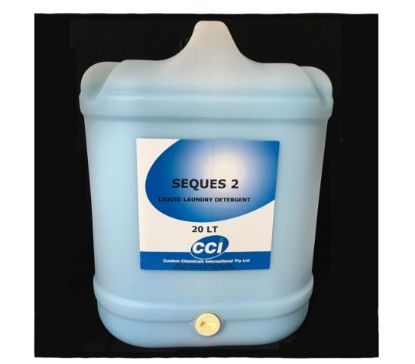 Picture of Liquid Laundry Detergent with Brighteners Seques 11  20lt 