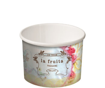 Picture of Cup Paper Sundae ice-cream 4oz/ 120ml (La Fruita Print)