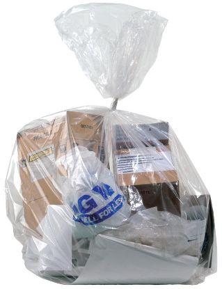 Picture of Wheelie Bin Liner NATURAL 240L Extra Heavy Duty Garbage Bags 1500mm x 1140mm