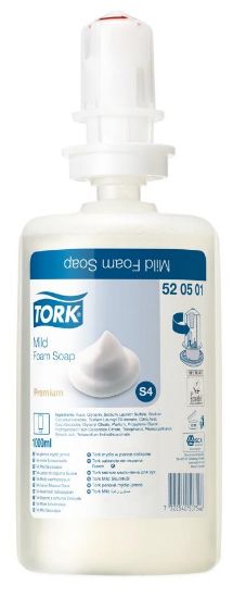 Picture of Tork Mild Foam Soap Hand Cleanser Cartridge S4 - 1000ml 520501