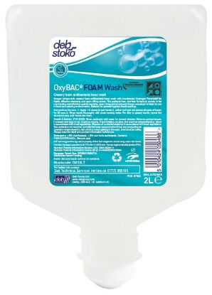 Picture of Deb Stoko Oxybac Extra Antibacterial foam Hand Cleanser Wash 2000ml Cartridge
