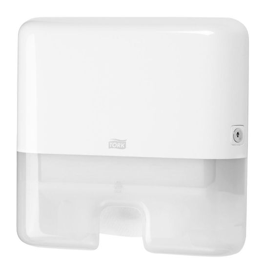 Picture of Plastic Squat Slimline Dispenser -Tork H2