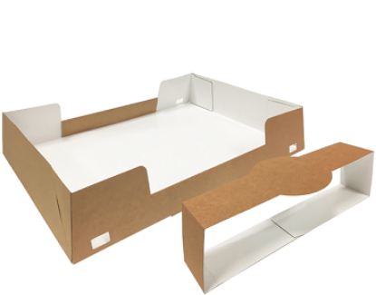 Picture of Catering Tray with Collar - 447mm x 308mm x 82mm - Kraft Brown (Lids sold Seperatly) 