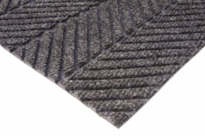 Picture of Micah Premier Entrance Matting-Smooth Back- in Blacksmoke Fully Edged 1500 x 900mm -with warranty