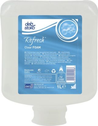 Picture of Deb Clear Foam Wash 1lt Cartridge (Clear Azure)