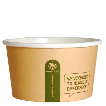 Picture of Enviro Heavyboard Round Hot Food / Soup Container 12oz 