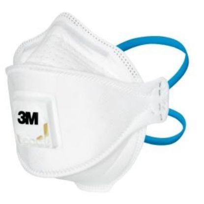 Picture of 3M  9322A+ P2 Valved Flat Fold Particulate Respirator