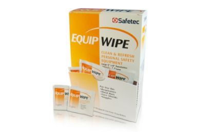 Picture of Safetec Equipment Wipes -individual sachet -Respirators, Hard hats, Face Shields, Goggles
