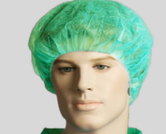Picture of Hair Nets Non Woven Circular GREEN 24in Extra Large 