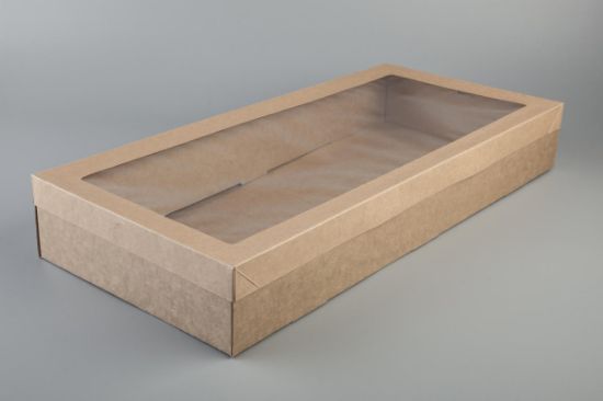 Picture of Kraft Catering Box Large - 558x252x80mm (lid Sold Separately)