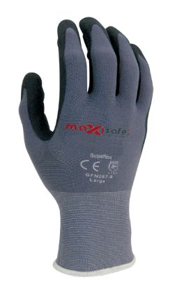 Picture of Supaflex foam Coated Synthetic Glove - Black/ Grey