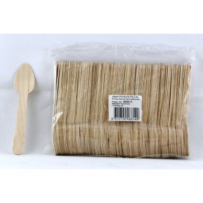 Picture of Wooden Cutlery Teaspoons 
